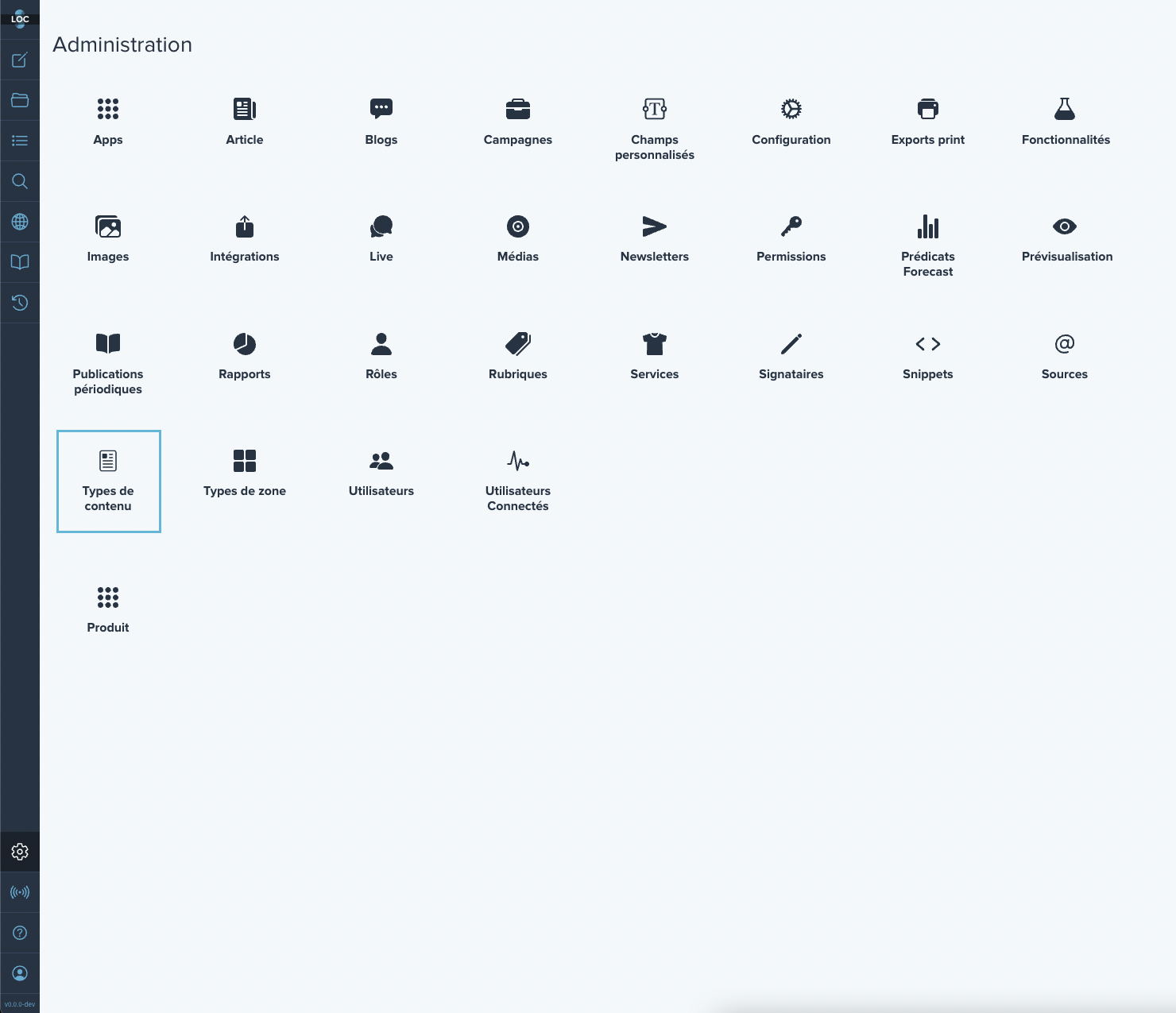 Custom Type admin access